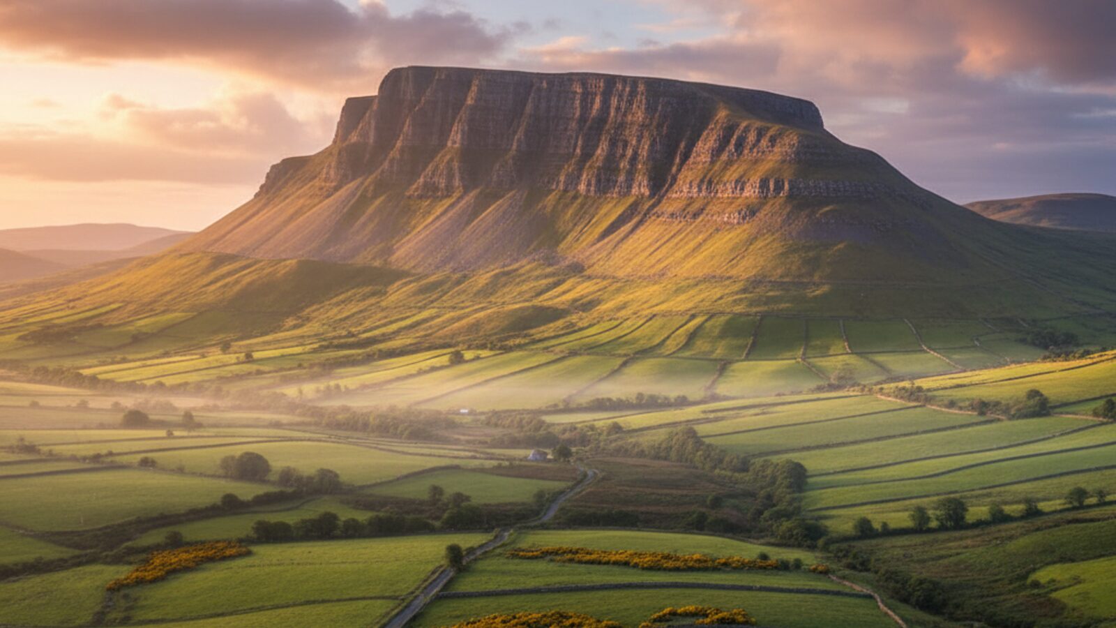 Benbulben mountain in County Sligo — SEO agency Sligo · Digital Bridge digital marketing agency