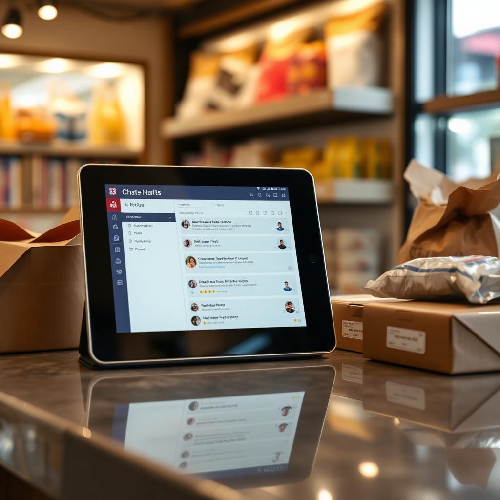 Irish small business owner relaxed at desk while AI chatbot and automations handle customer messages — Digital Bridge 2026 guide