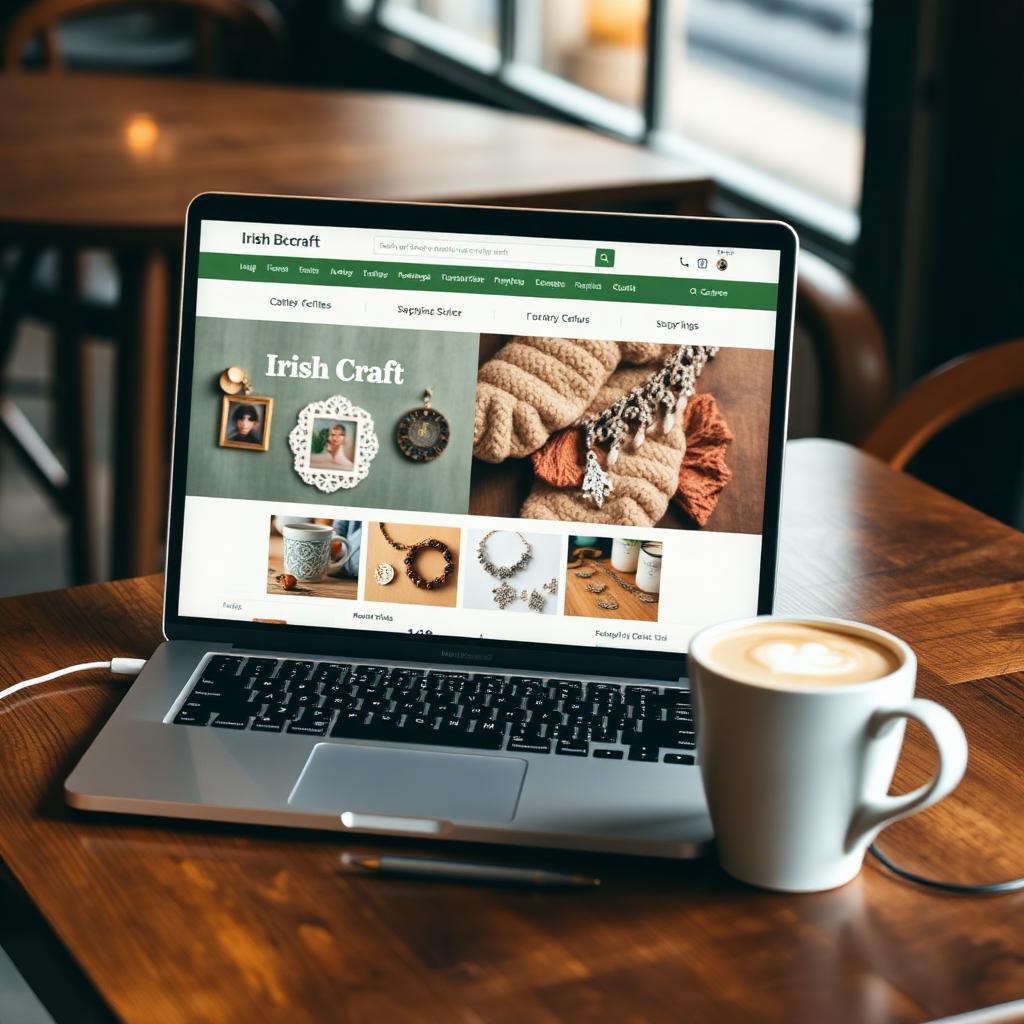 Modern Irish ecommerce website displayed on laptop and mobile — Digital Bridge 2026 guide