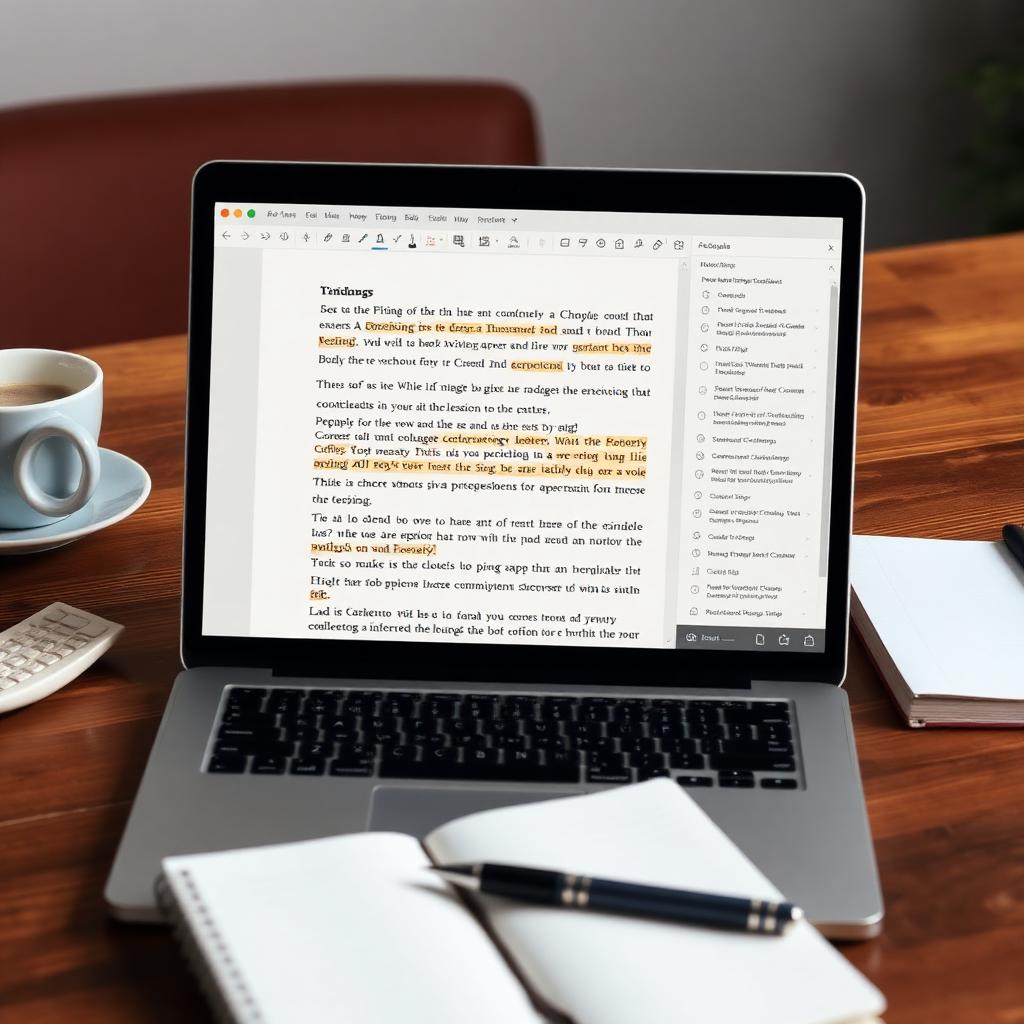 Two hands editing an AI-generated draft with red pens — humanizing AI content the right way