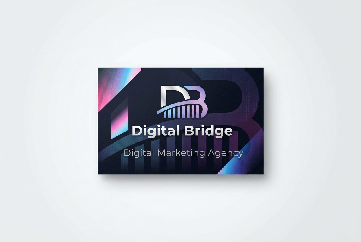 Digital Bridge AI-powered growth systems pull-up roll-up banner printed by Printhouse.ie in Ireland