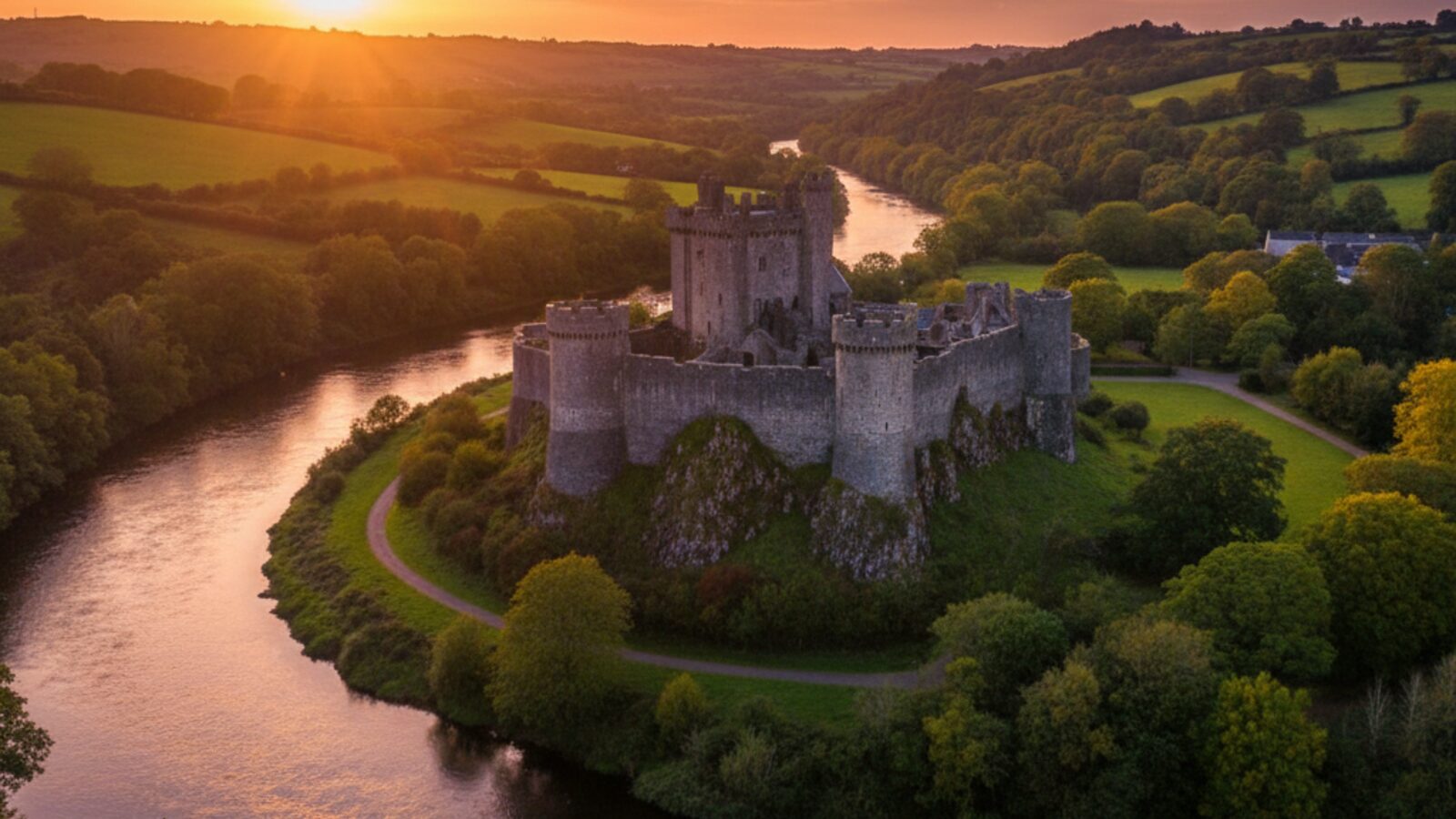 Enniscorthy Castle above the River Slaney — Digital Bridge web design and SEO for local businesses