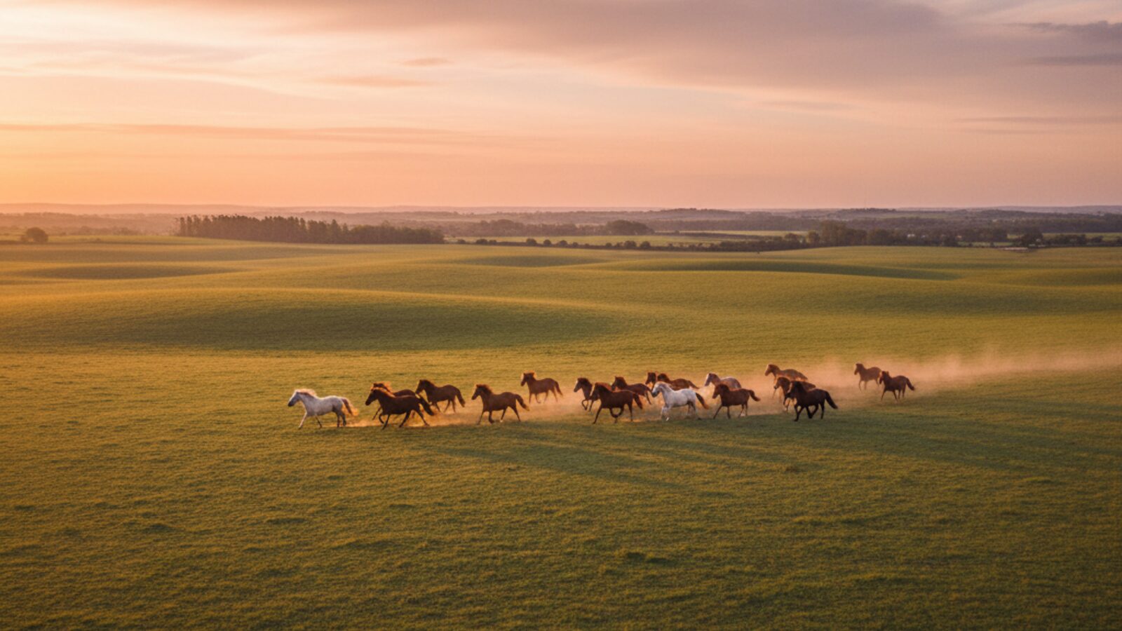 The Curragh plains of County Kildare at sunrise — Digital Bridge digital marketing agency serving local SMEs