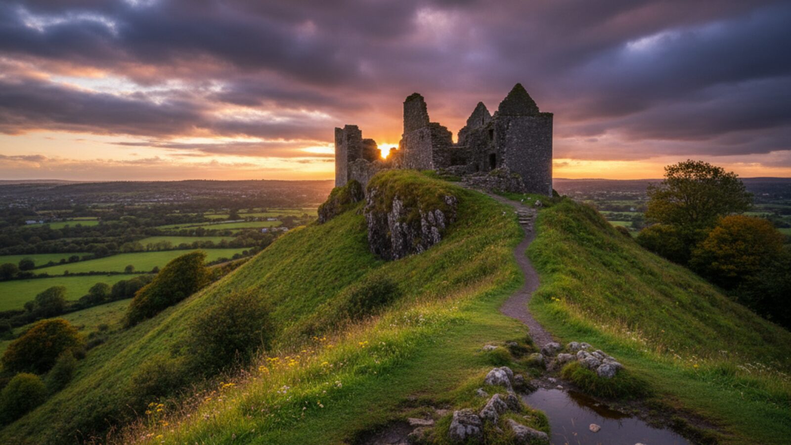Rock of Dunamase ruins in County Laois — SEO Laois · Digital Bridge digital marketing agency