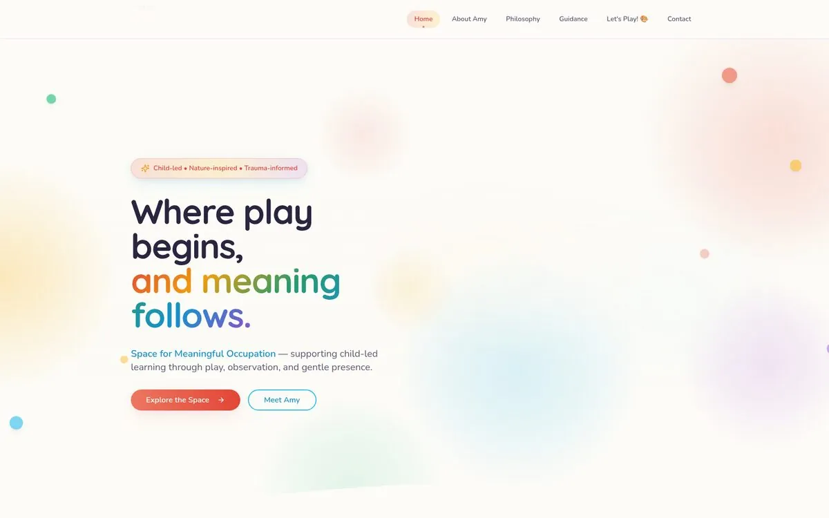 Splash SMO homepage — early years educator learning platform built by Digital Bridge